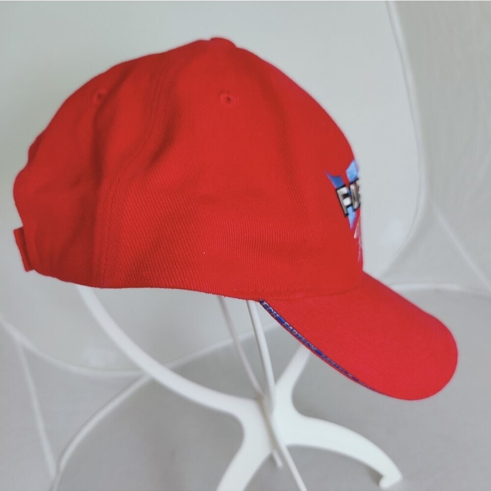 Men's Fabtech Racing Adjustable Hat Baseball Cap, Red, One Size - Picture 3 of 5